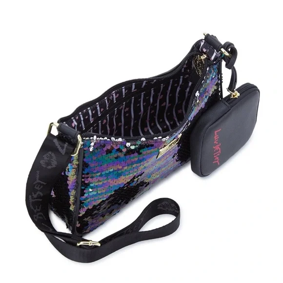 Betsey Johnson Sequins Bag - Picture 2 of 3